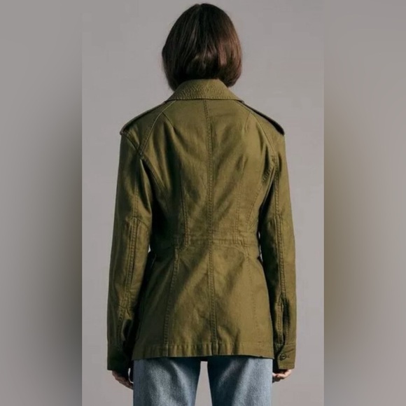 rag & bone Lorenz Cotton Army Green Military Jacket NWT Size XS - Picture 2 of 12